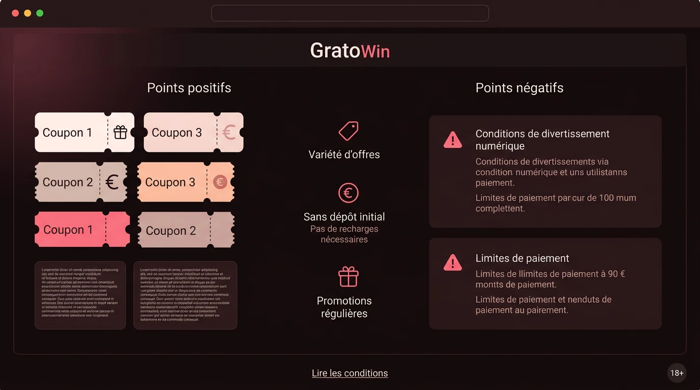 Notre avis sur les bonus GratoWin